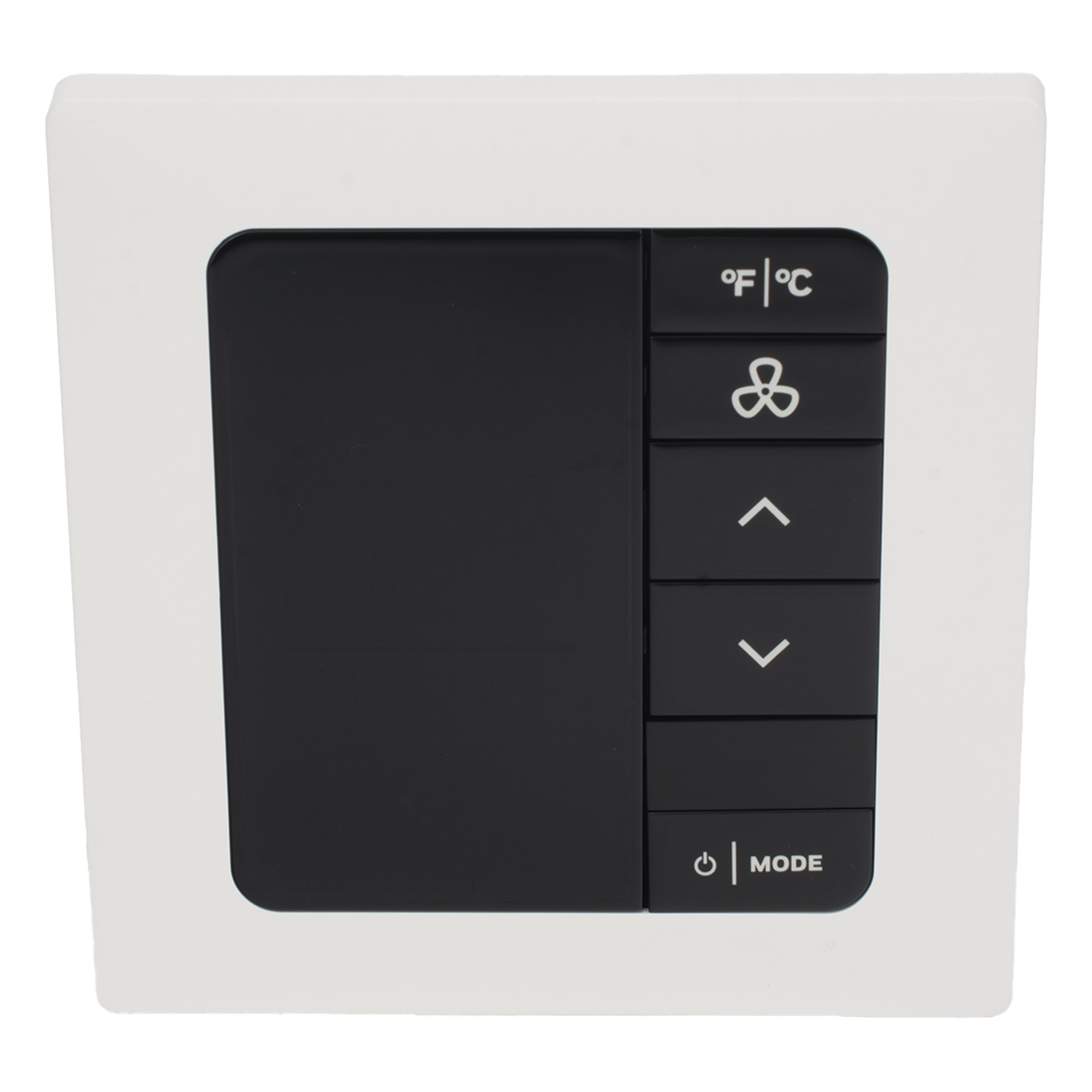 INNCOM e7 EMS / Termostato de Gestión Energética / 100-277 VAC / FCU 2 y 4 Tubos / BACnet MS/TP y Wi-Fi / Sensor PIR / Blanco Hielo · SKU 201-528-100-WH