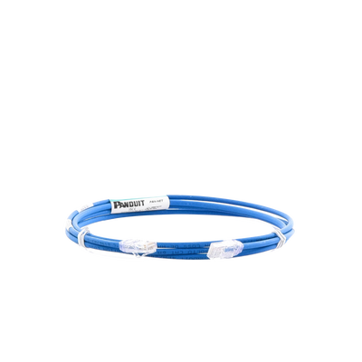 Cable de Parcheo UTP Cat6A, CM/LSZH, Diámetro Reducido (28AWG), Color Azul, 2.13 Metros (7 Pies)