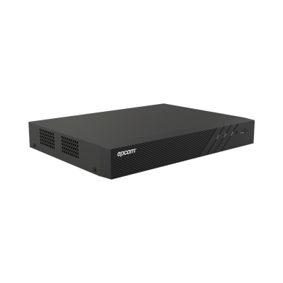 DVR 4 Canales TURBOHD + 2 Canales IP / 8 Megapixel (4K) / Audio Bidireccional por Coaxitron / ACUSENSE / Reconocimiento Facial / 1 Bahía de Disco Duro / Salida de Video en Full HD / H.265+