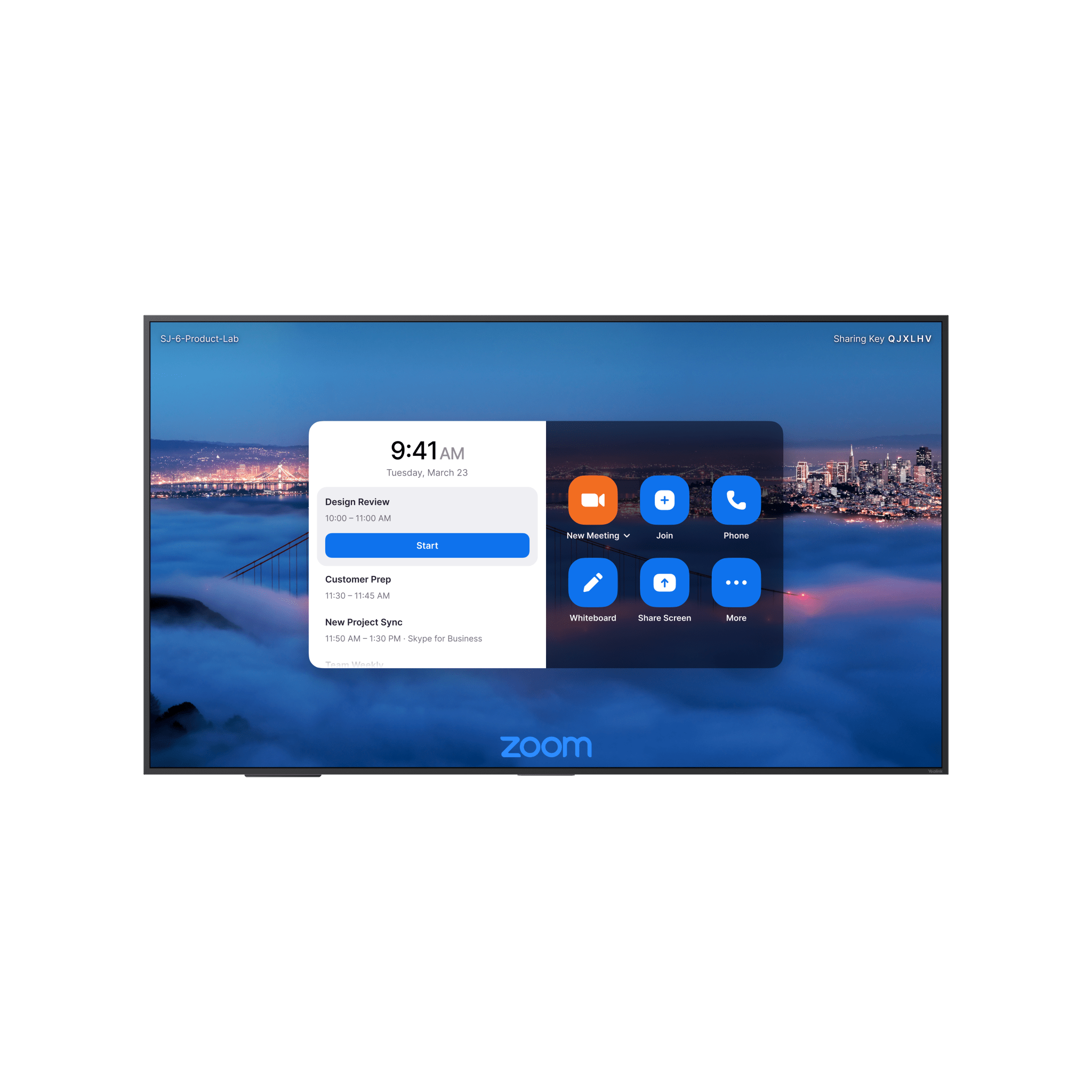 Pantalla Profesional Yealink de 65" MD-65 para Salas de Juntas, con Integración a MeetingBars y Control Inteligente