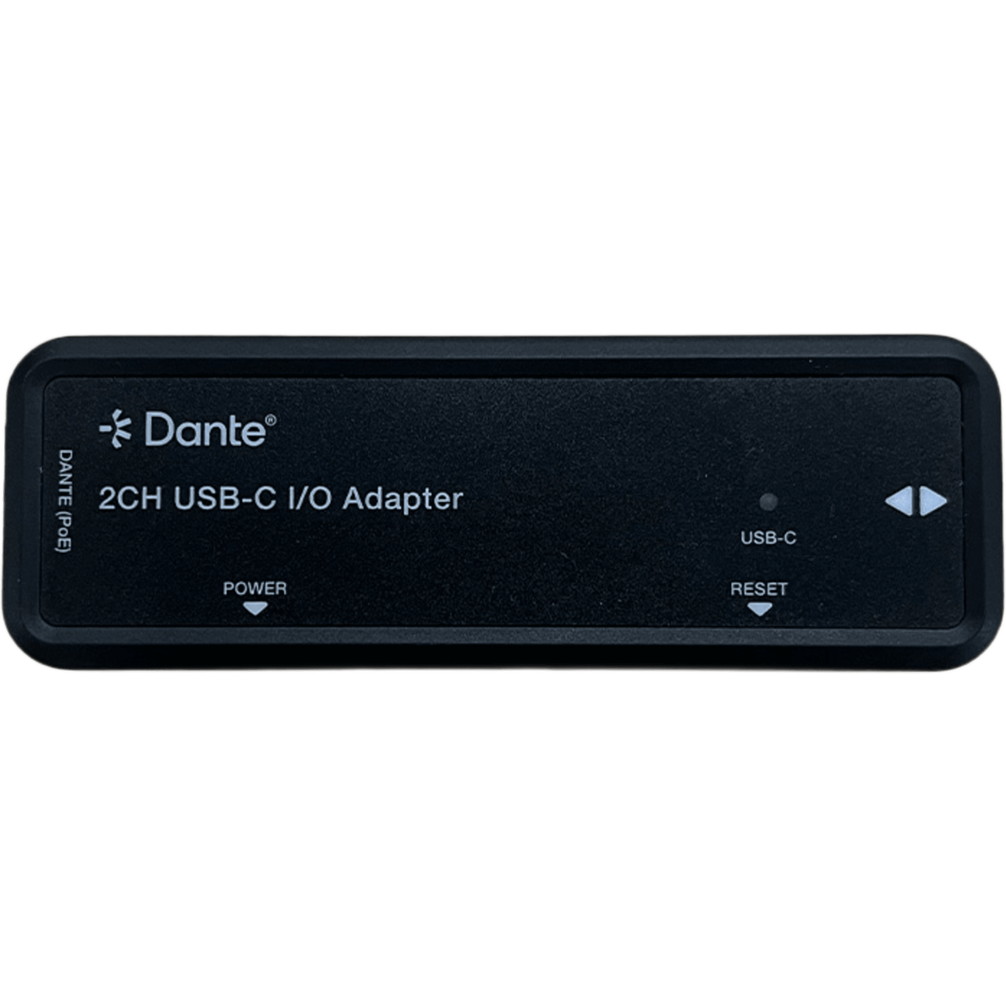 Extensor de Audio Dante® 2CH USB-C I/O Adapter | HDMI 1.4 | 4K@30Hz | Audio 7.1CH HD | USB-C | PoE | Dante® Controller | Latencia Configurable 1-5ms | ESD Protección IEC 61000-4-2