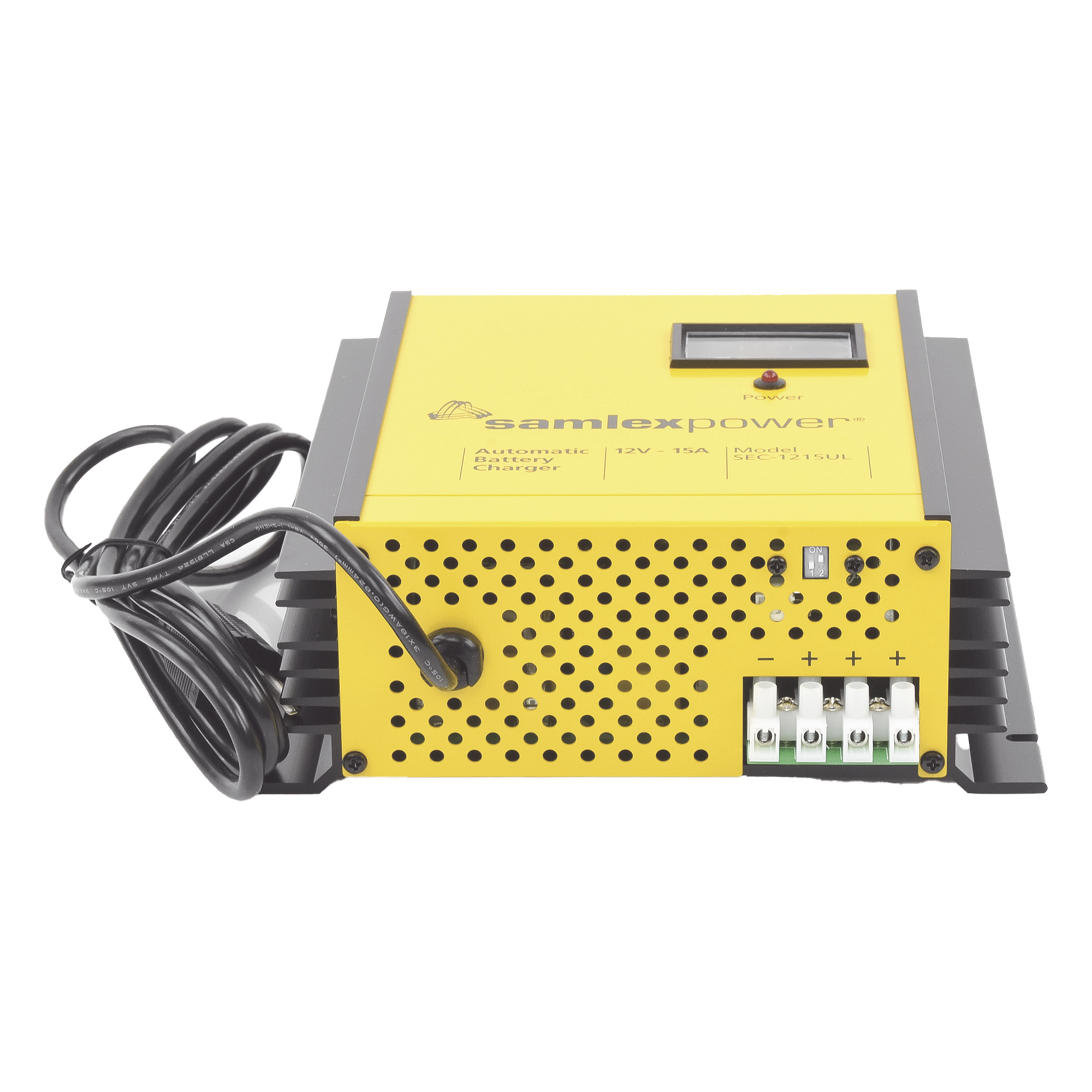 Cargador de Baterías de Plomo Ácido 12 Volts, 15 A / Bancos de 100 a 200 Ah