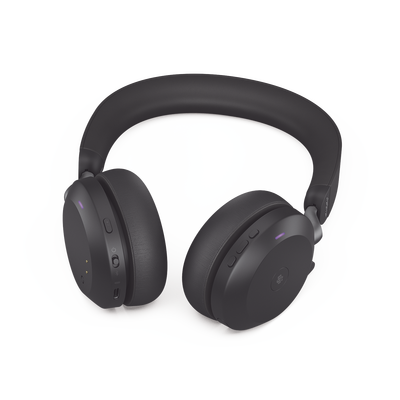 Jabra Evolve2 75, Auricular stereo versión MS con cancelación de ruido activa, dongle USB-A indicador de ocupado (Busylight)(27599-999-999)