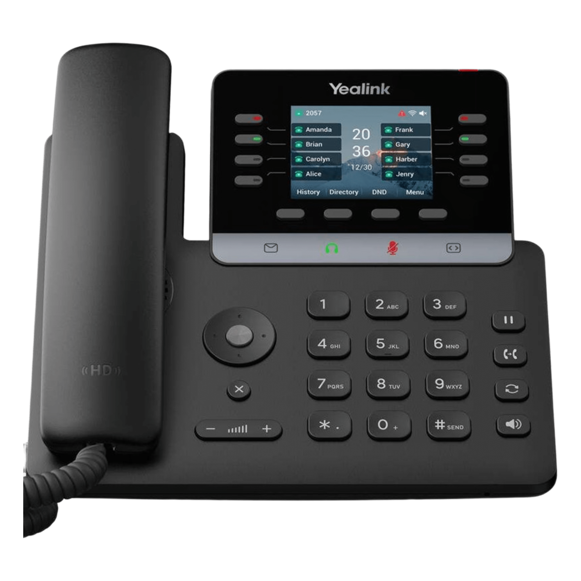 Teléfono IP Empresarial Yealink SIP-T73U Profesional con 12 Líneas SIP y Pantalla a Color — YEALINK · SKU SIP-T73U