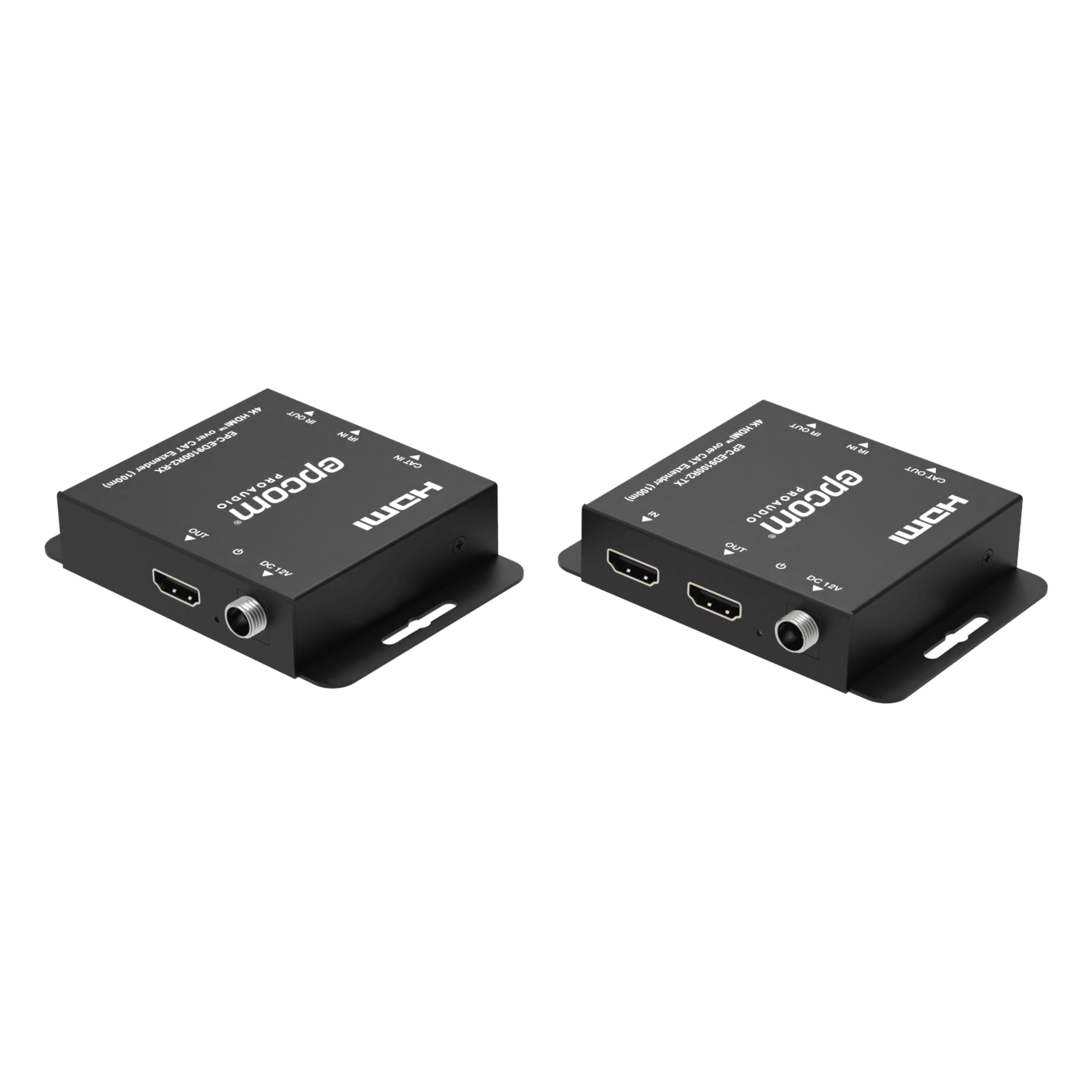 Kit Extensor HDMI | 4K30 hasta 100m | Cat6 | Transmisión sin Compresión | Soporta PoC Bidireccional | EDID y Audio 5.1CH — EPCOM PROAUDIO · SKU EPC-ED9100R2