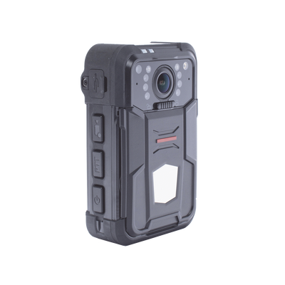 Body Camera Portátil / Grabación a 2K / Pantalla 2.4" LCD / IP67 / H.265 / 32 GB de Almacenamiento / GPS / WIFI / 3G y 4G / Fotos de Hasta 30 Megapixel / Micrófono Integrado