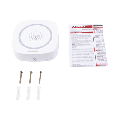 (AX HUB) Sirena Inalámbrica Interior para panel de alarma HIKVISION / 110 dB 