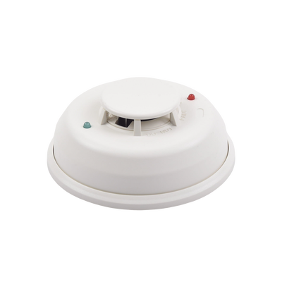Detector Fotoelectrico de Humo de 4 Hilos con Relevador y Sensor de Temperatura, Serie i3