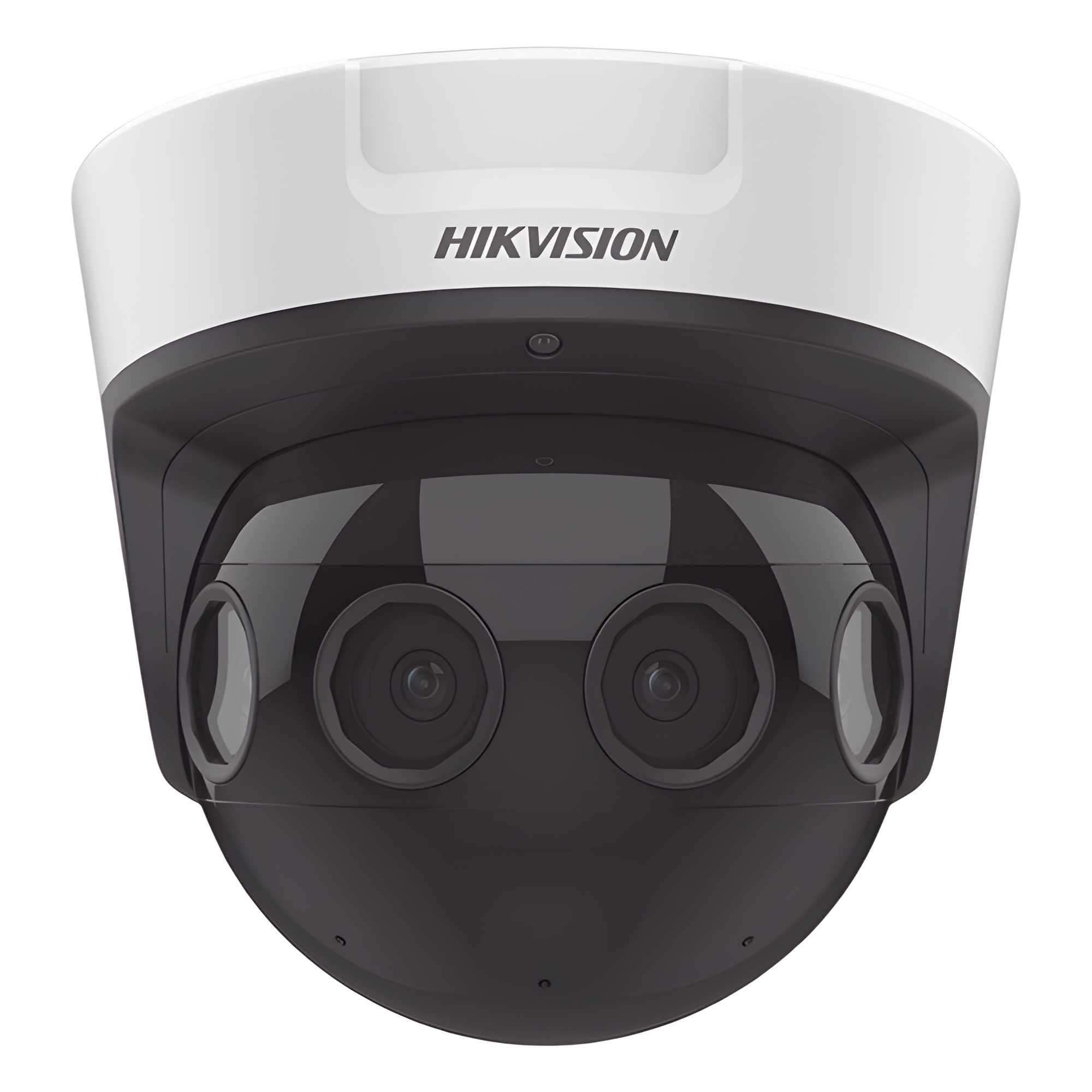 PanoVu Series / Vista Panorámica 180° / 32 Megapixel en Total / 4 Lentes 2.8 mm (4 Lentes 8 Megapixel) / 20 mts IR / Exterior IP67 / IK10 / 12 Vcc / PoE+ / Micro SD — HIKVISION · SKU DS-2CD6984G0-IHS(D)