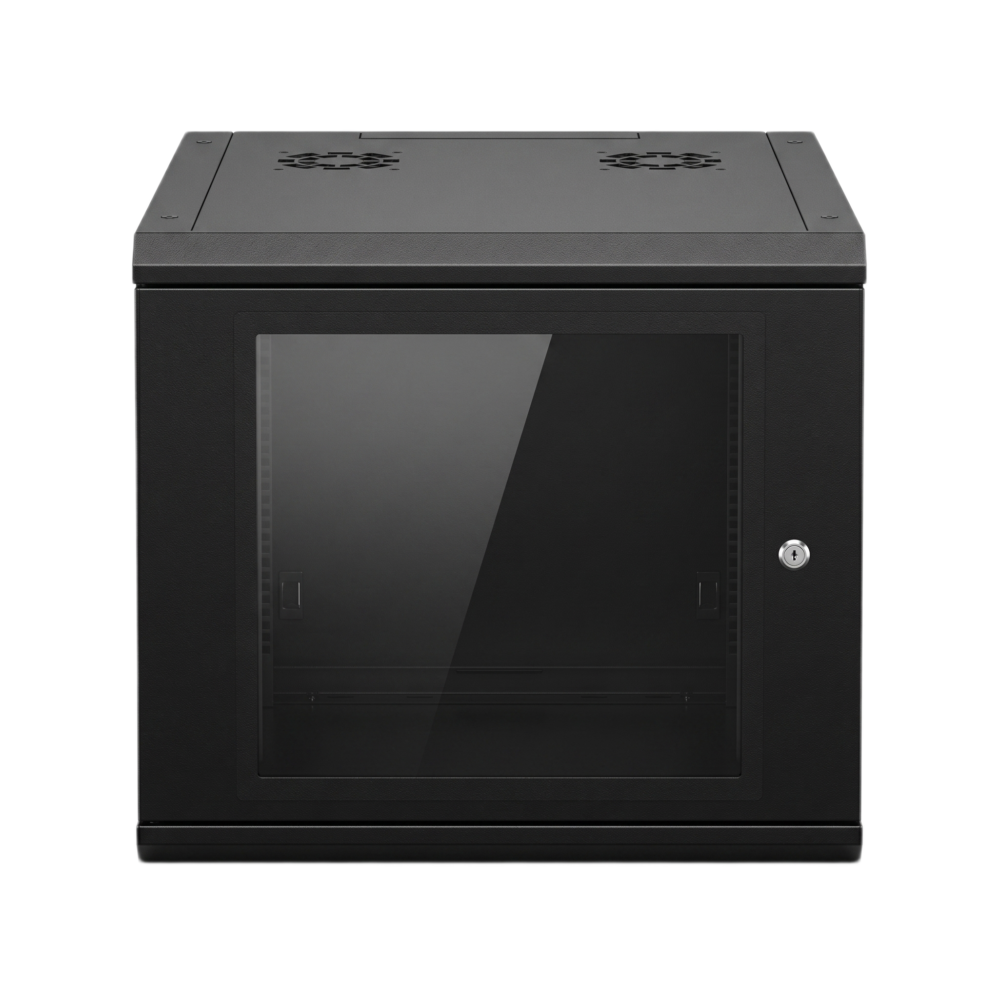Gabinete de Pared 9U de 635 mm de Profundidad, Rack de 19 in en Acero Reforzado: Compacto y Resistente para Soluciones Profesionales