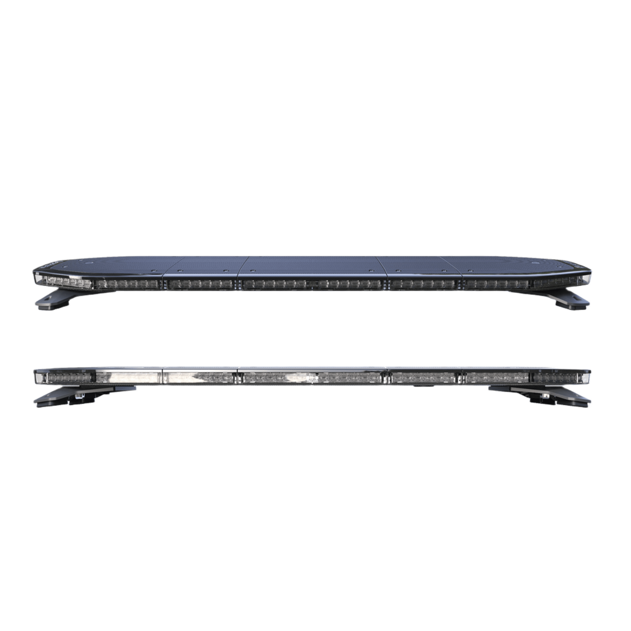 Barra de luces de 48", 216 LED, Dual Color, Programable, Rojo/Azul/Ámbar/Claro, Ideal para Equipar Unidades de Seguridad Publica con Domos Negros