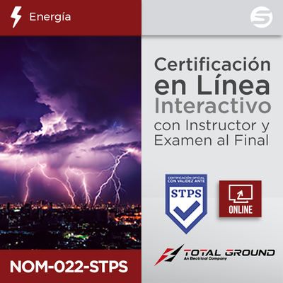 Certificación Virtual NOM-022-STPS Total Ground (Válida Ante Secretaría del Trabajo) — TOTAL GROUND · SKU EXPERT-TG-NOM022