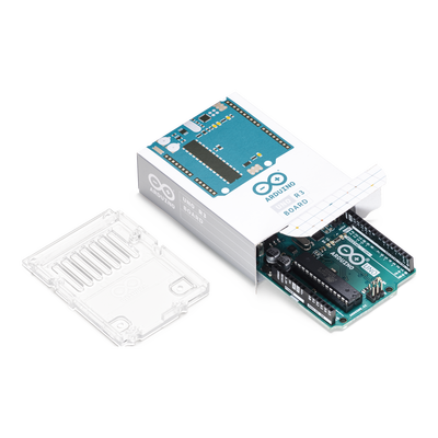 Placa de Desarrollo Arduino UNO R3 / Microcontrolador ATmega328P / 14 Pines Digitales / 6 Entradas Analógicas / USB-B / Compatibilidad Shields / Educación e Industria
