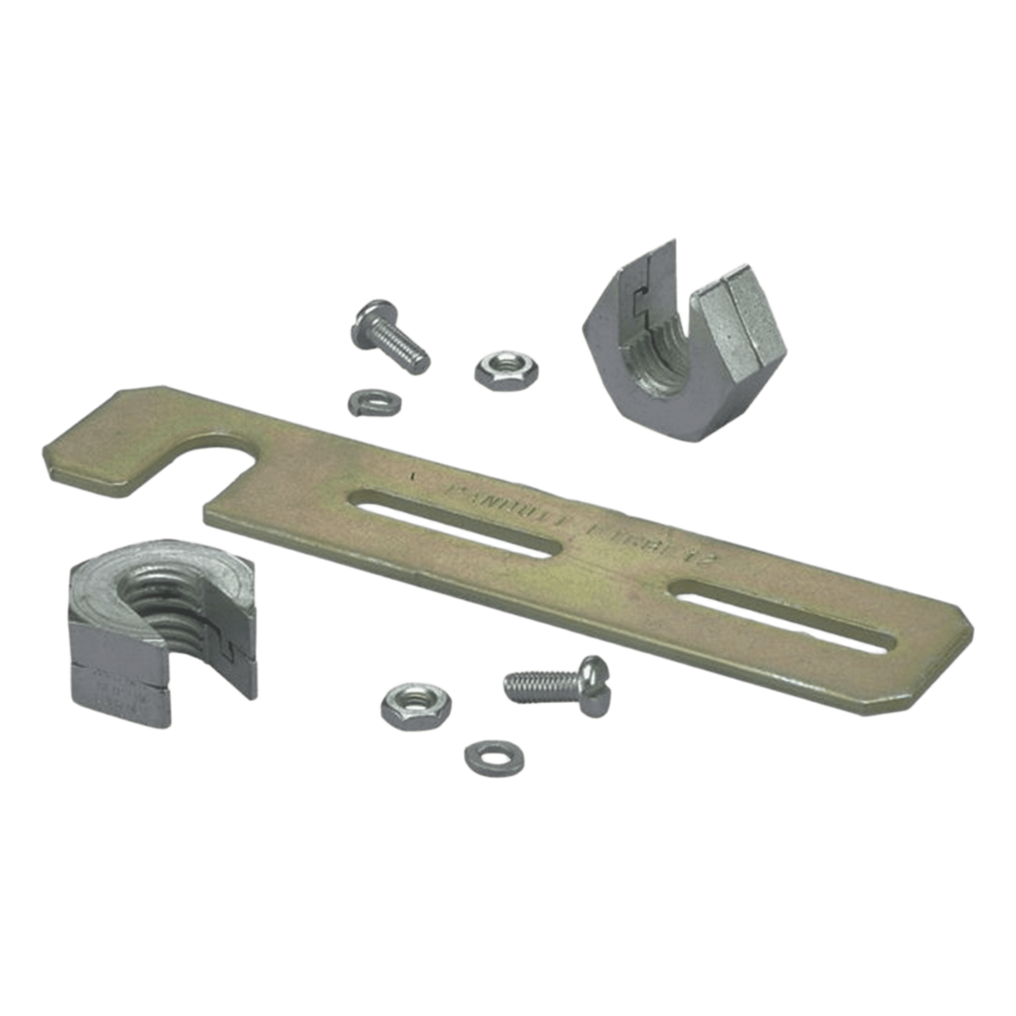 Soporte de Montaje a Techo, para Canaletas FiberRunner 2X2 o 4X4, Uso con Varilla Roscada de 1/2", Color Negro — PANDUIT · SKU FTRBE12