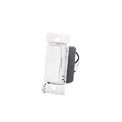 (Caseta Wireless) DIVA Atenuador de pared. Aumenta/Disminuye Intensidad de Iluminación.  No requiere cable neutro. 150W LED / 600W INC/HAL