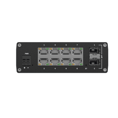 Switch Industrial Administrable L2, 8 puertos GE + 2 SFP, Soporta Profinet