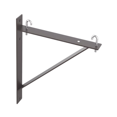Kit de Soporte Triangular a Pared, Para Escalerillas de 12 y 6 in de Ancho, de Acero, Color Negro — HOFFMAN · SKU LTSB12BLK
