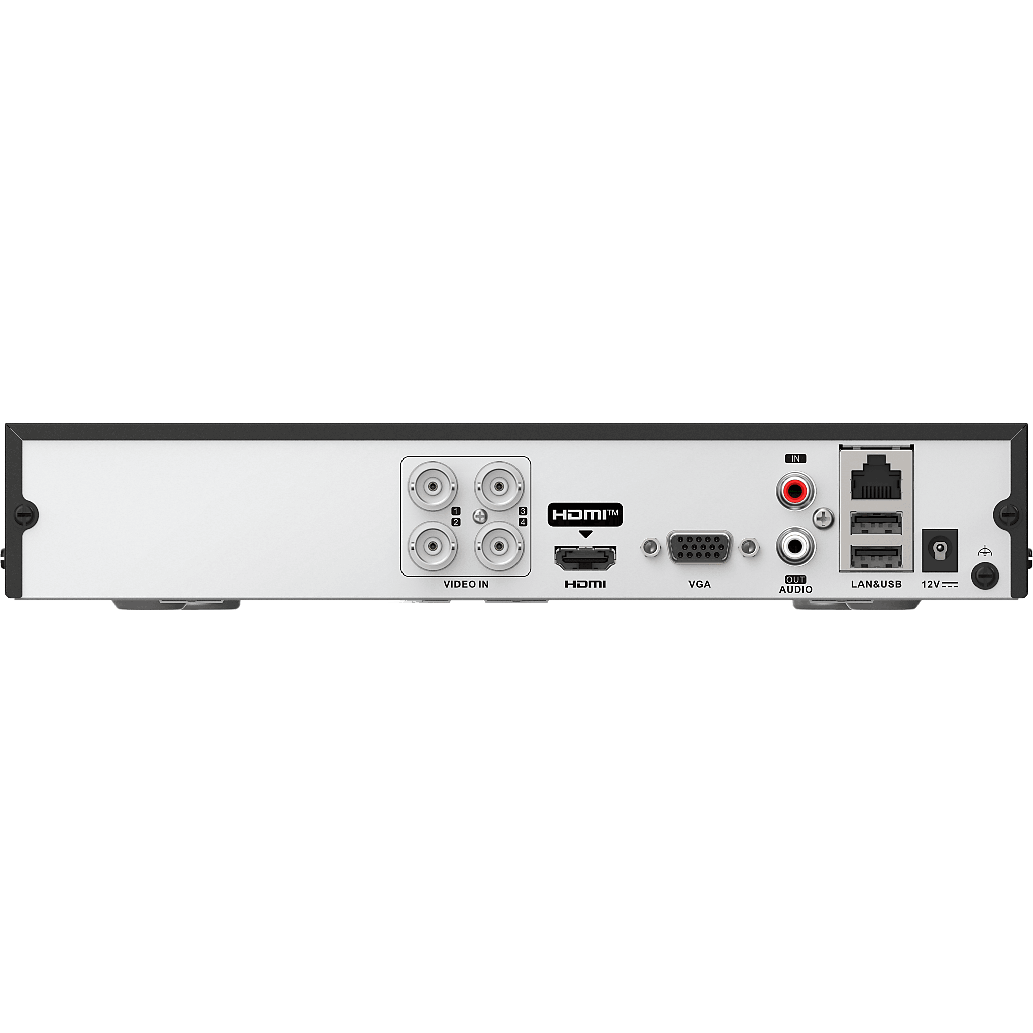DVR 4 Canales TURBOHD + 4 Canales IP / 8 Megapixel (4K) / Audio Bidireccional / ACUSENSE / 1 Bahía de Disco Duro / Salida de Video en Full HD / H.265+