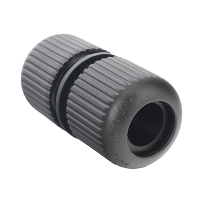 Protector para Exterior IP68 / Adaptador para el Conector Tipo Plug (12 Vcc) en Cámaras Epcom / Color Negro / Hikvision / Hilook