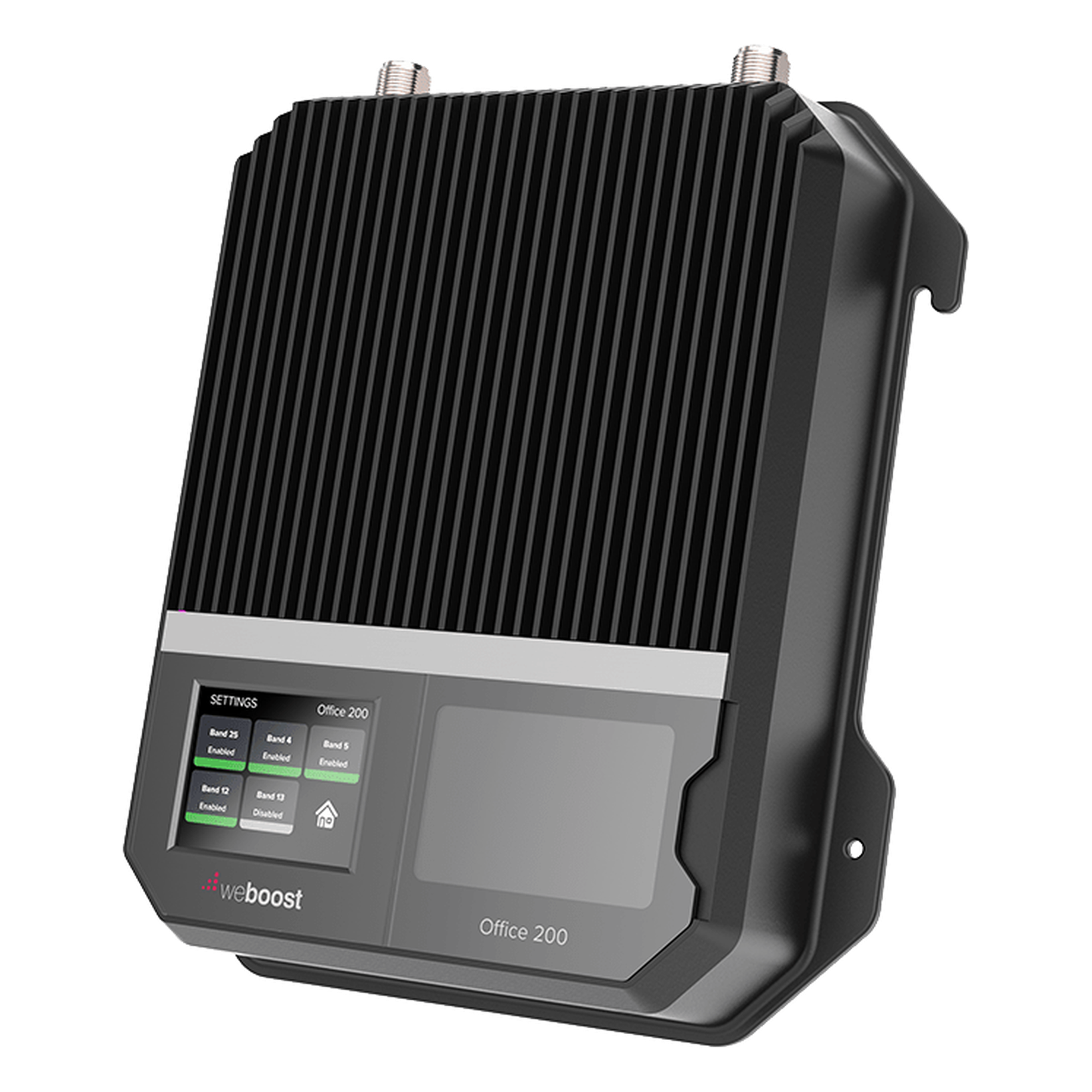 Amplificador Office 200 para 4G, 3G, 2G y llamada VoLTE y convencional. Especial para personalizarlo con antenas, cables y accesorios de acuerdo al requerimiento de la instalación. Puede cubrir en interior áreas de hasta 1600 m² con 4 a — WILSONPRO / WEBOOST · SKU 530-047