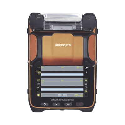 Fusionadora de Fibra Óptica Multimodo y Monomodo / 6 Motores / Alineación por Núcleo / OPM + VFL / Cleaver Eléctrico de un Solo Paso / Capacitación Remota Gratuita — LINKEDPRO BY EPCOM · SKU LP-FS-PRO-3000