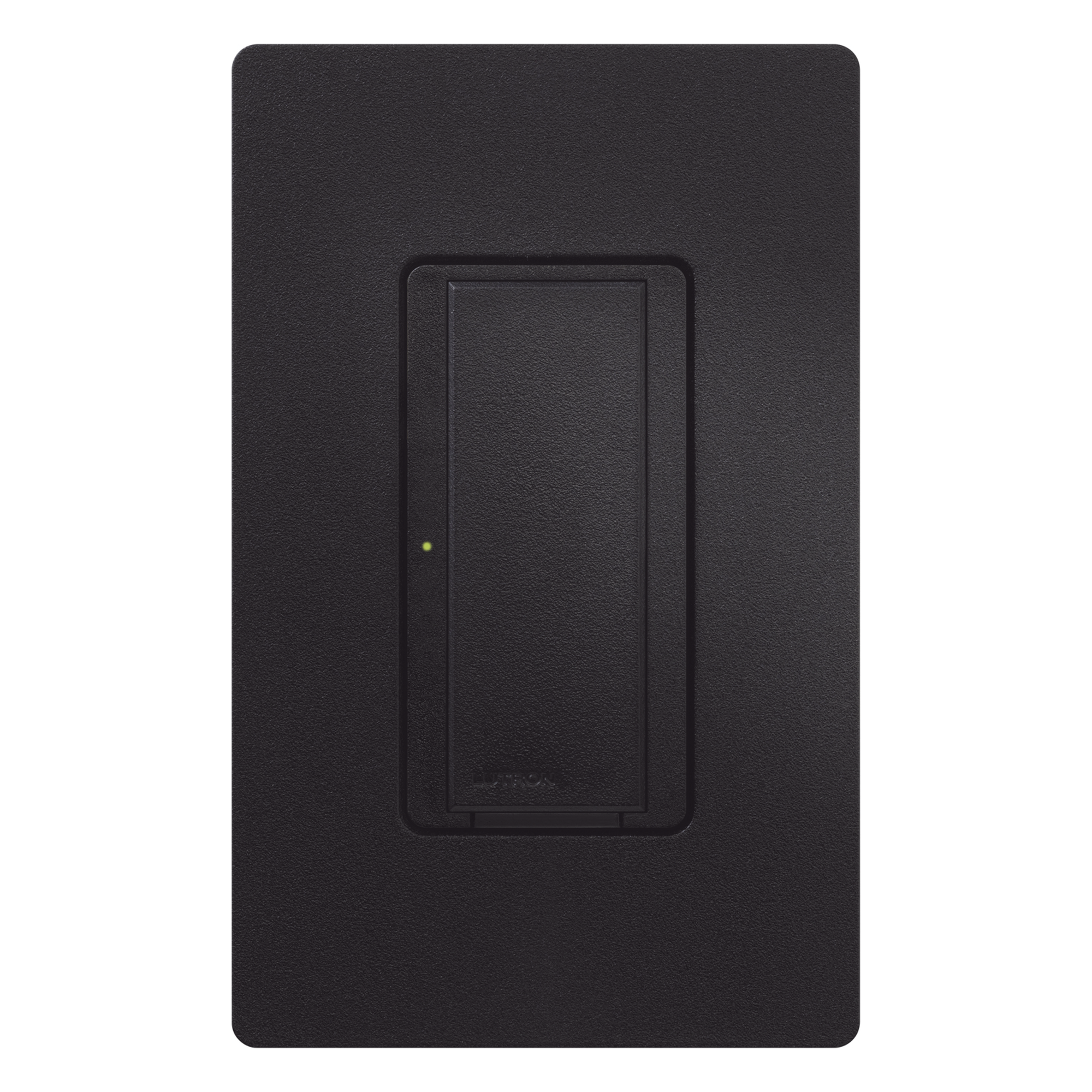Switch de pared inteligente RadioRA 2 con cable neutro, 8 A en iluminación y motores de hasta 1/4 HP, 120 V, unipolar o multilocación, color Midnight — LUTRON ELECTRONICS · SKU RRD8ANSMN
