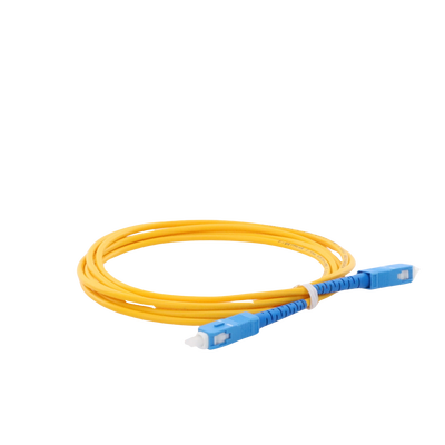 Jumper de Fibra Óptica Monomodo SC/UPC-SC/UPC Simplex de 2 Metros (6.56 Pies), 3mm