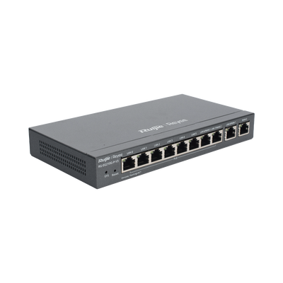 Router Balanceador con Función SD-WAN, PoE+ hasta 110 Watts, Hasta 4 Servicios de Internet y hasta 200 clientes con desempeño de 1 Gbps
