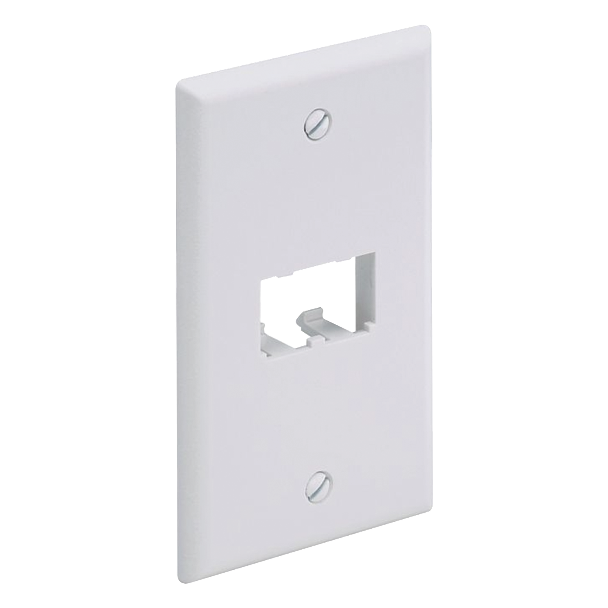 Placa de Pared Vertical Clásica, Salida Para 2 Puertos Mini-Com, Color Blanco — PANDUIT · SKU CFP2WH