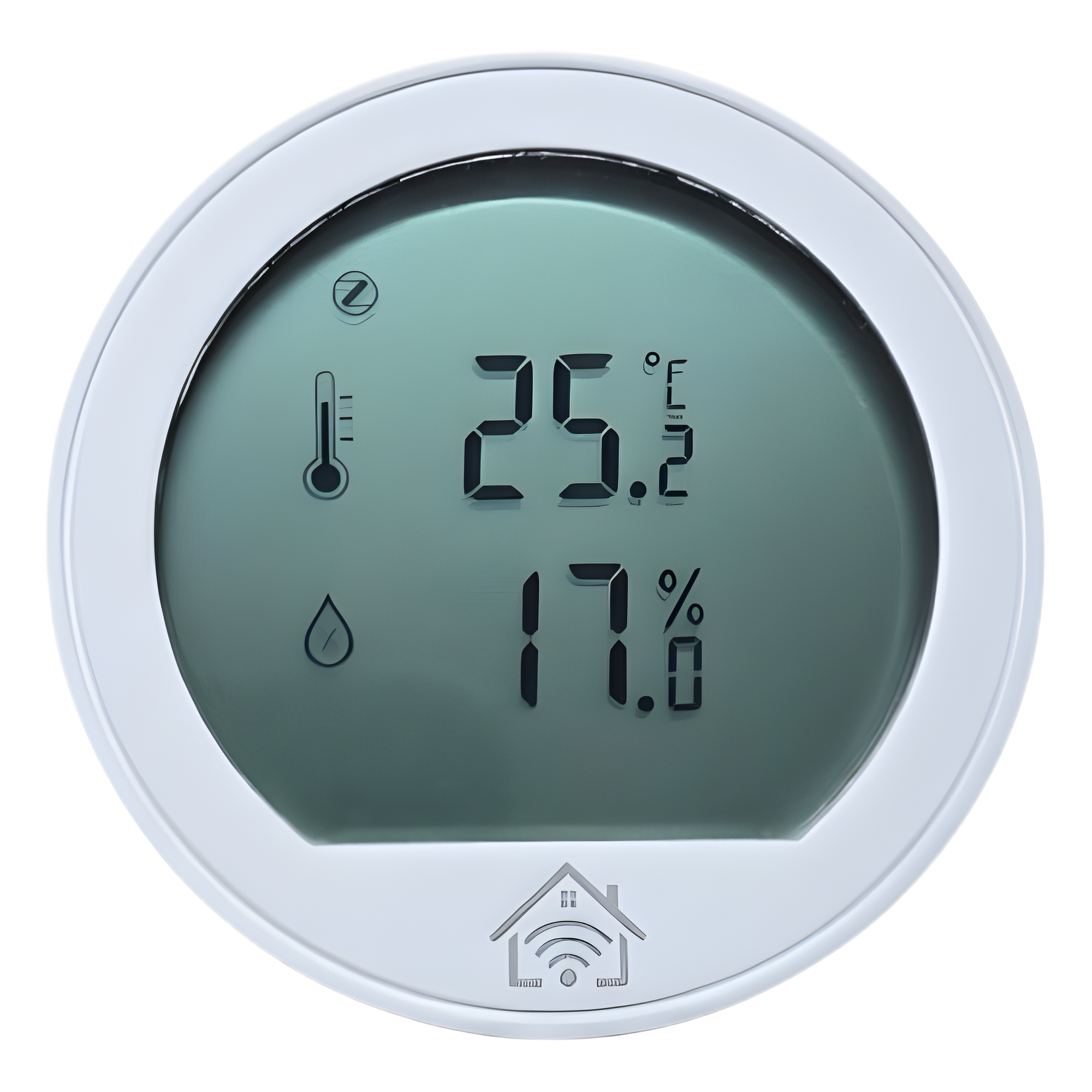 (ZigBee) Sensor de temperatura y humedad con pantalla de consulta, inalambrico ZigBee — SMARTHOME BY EPCOM · SKU SHTHZ101