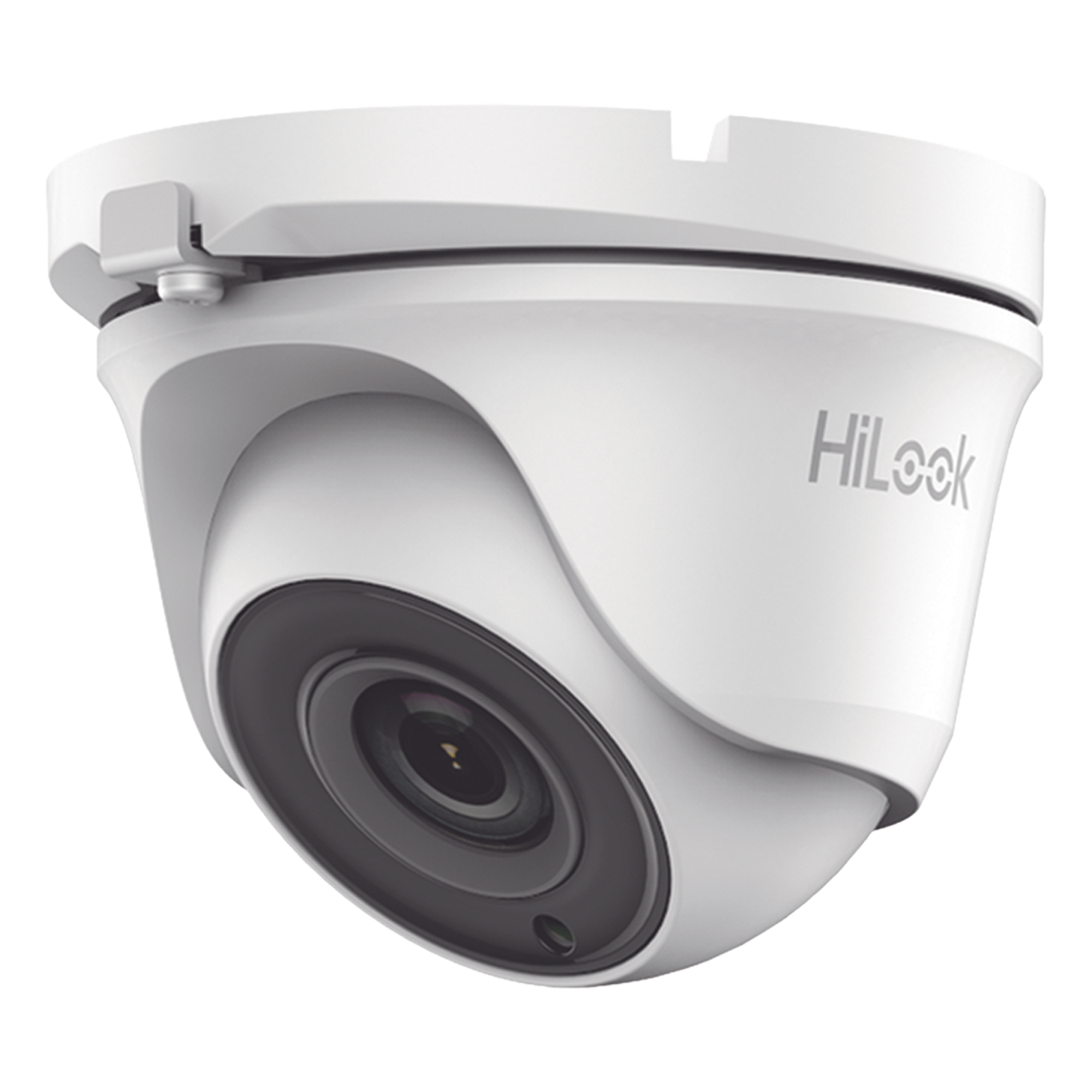 Turret TURBOHD 2 Megapíxeles (1080p) / Lente 2.8 mm / 20 mts IR EXIR / TVI-AHD-CVI-CVBS / IP66 / Metal — HiLook by HIKVISION · SKU THC-T120-M