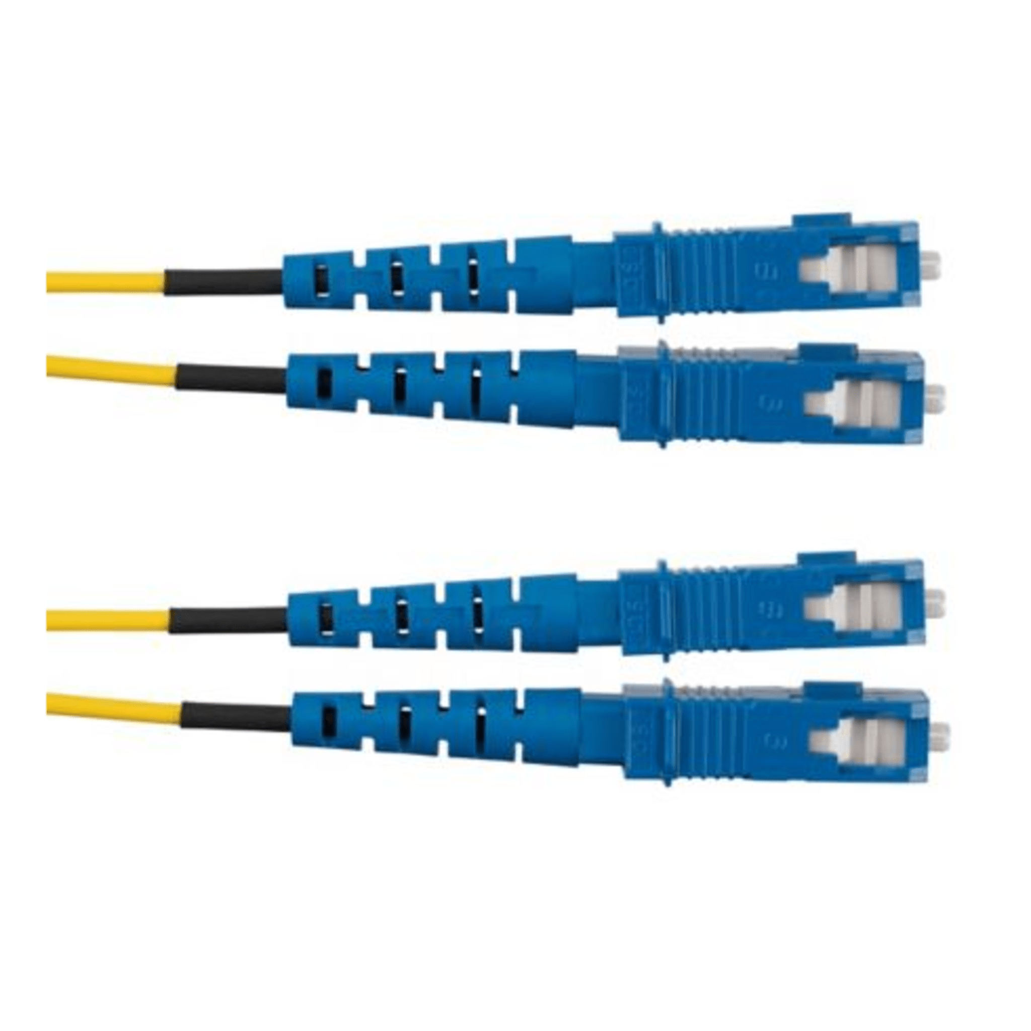 Jumper de Fibra Optica Monomodo 9/125 OS2, SC-SC Duplex, OFNR (Riser), Color Amarillo, 3 Metros (9.84 Pies)