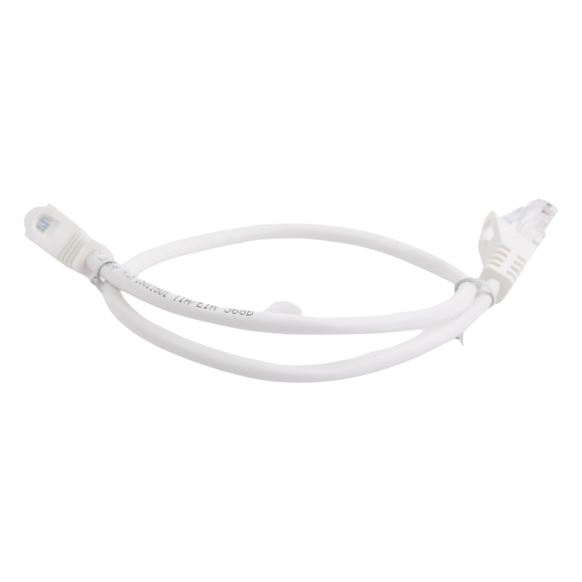 Cable de Parcheo UTP Cat5e / 0.5 Metros (1.64 Pies) / 100 Ohms / Blanco