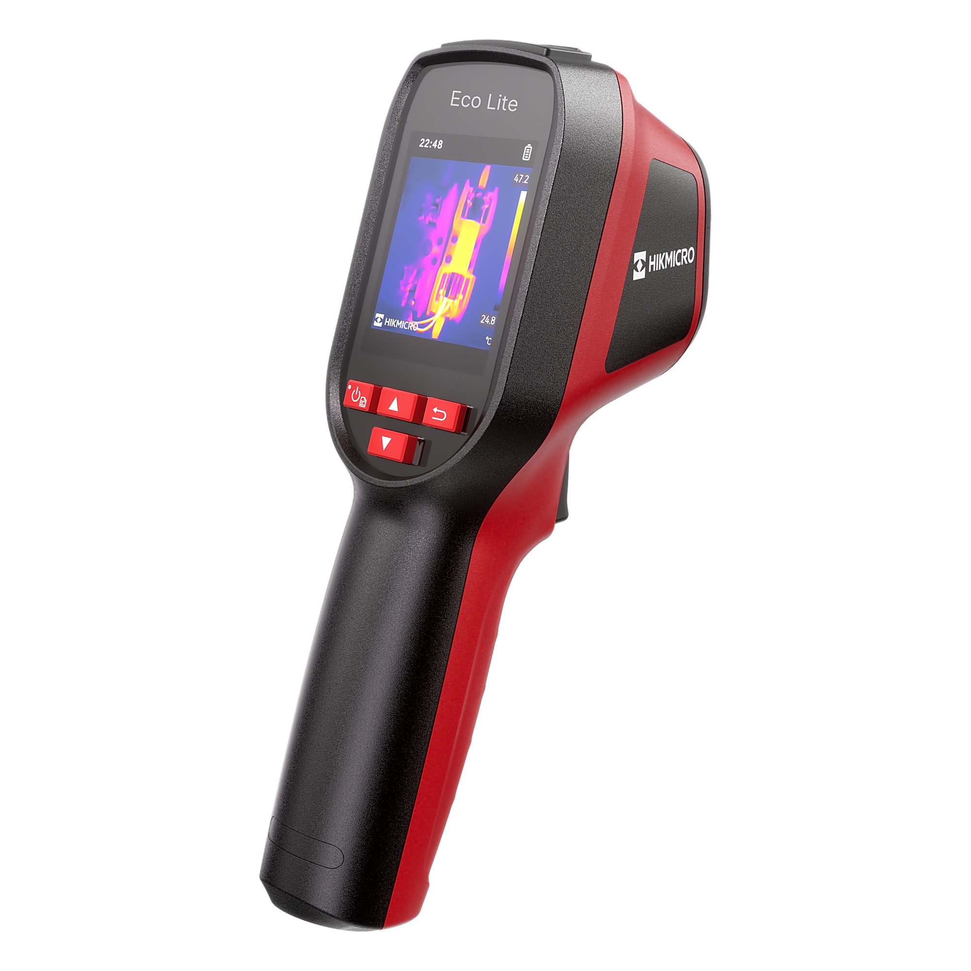 Cámara Térmica Eco Lite / Detector de 96 × 96 Píxeles / Medición de -20 °C a 550 °C / Autonomía 14 Horas / Diseño Compacto IP54 / Ideal para Hogar — HIKMICRO · SKU HM-TP30E-1AXF-ECOLITE