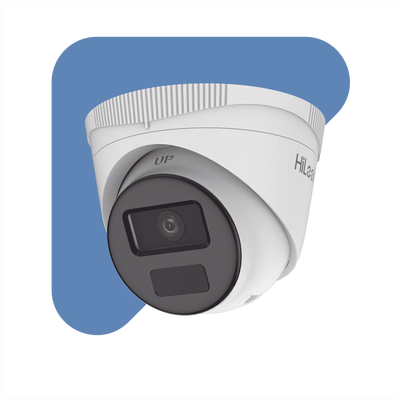 HiLook Series / Turret IP 2 Megapixel / Lente 2.8 mm / 20 mts IR / Exterior IP67 / PoE / dWDR / H.265+ / ONVIF