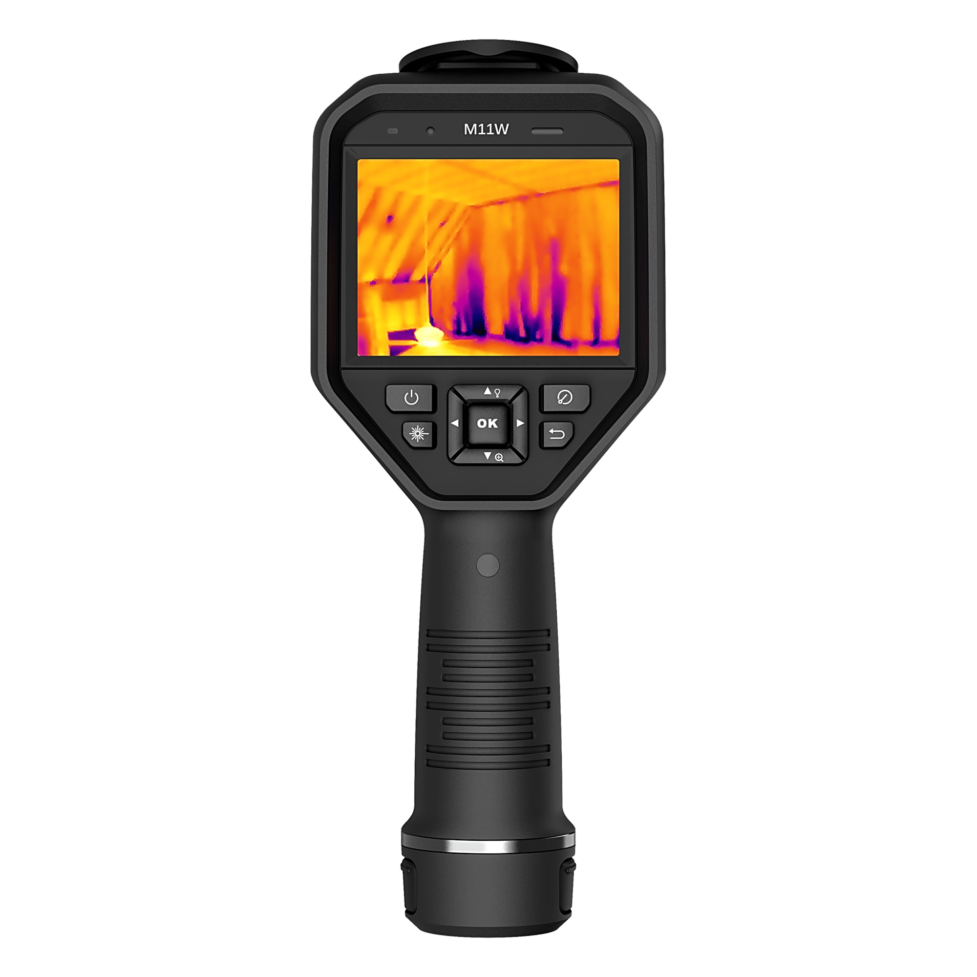 M11W - Cámara Termográfica Portátil con Campo de Visión Amplio / Resolución Térmica 192 x 144 (SuperIR 384 x 288) / Cámara Visual 8MP / FOV 37.2°×27.8° / Rango de -20°C a 550°C / Panta — HIKMICRO · SKU HM-TP21S-3AQF/W-M11W
