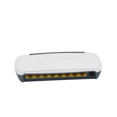 Switch No Administrable de Escritorio, 8 Puertos Fast Ethernet 10/100 Mbps