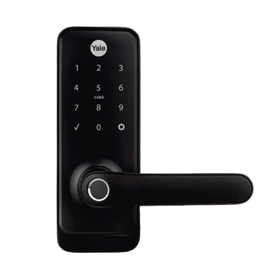 CERRADURA DIGITAL YMC300 + HUB, huella digital, tarjeta de proximidad, código — YALE-ASSA ABLOY · SKU MX81865