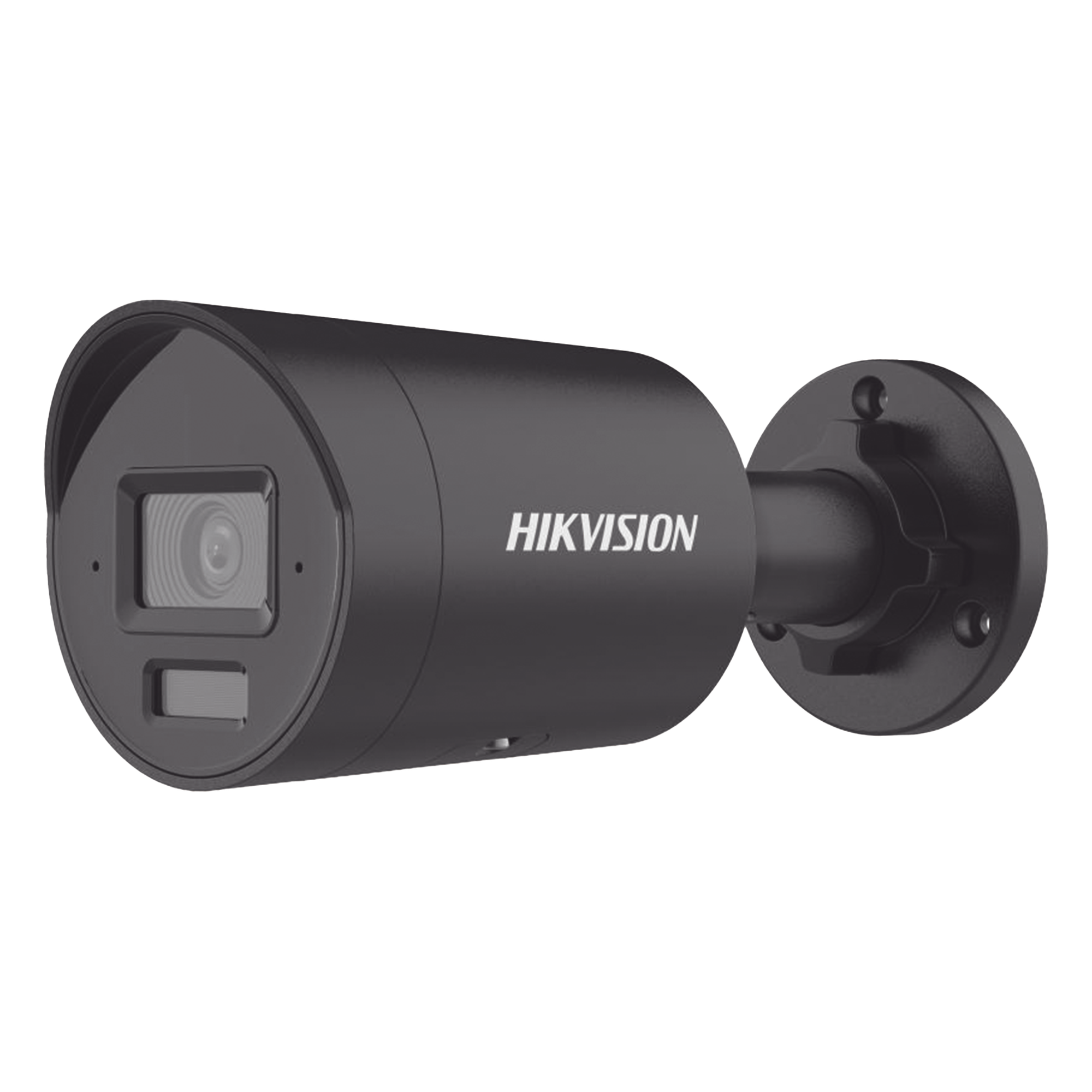 [Dual Light + 2 Micrófonos Integrados] Bala IP 4 Megapixel / Color Negro / Lente 2.8 mm / 40 mts Luz Blanca + 40 mts IR / ACUSENSE / Exterior IP67 / WDR 120 dB / PoE / ONVIF / Micro SD / Metal / ACUSEEK — HIKVISION · SKU DS-2CD2043G2-LI2U(BLACK)