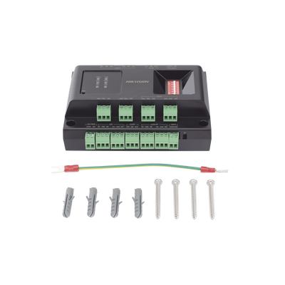 Expansor de 2 Puertas para Paneles de Control de Acceso DS-K27 Series / Comunicación RS-485 / 4 Entradas y 2 Salidas Auxiliares