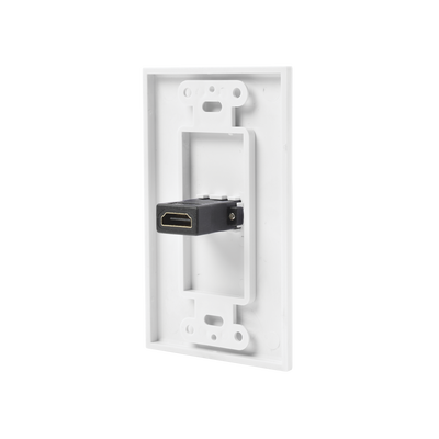 Placa de Pared 1 Puerto HDMI Hembra a Hembra