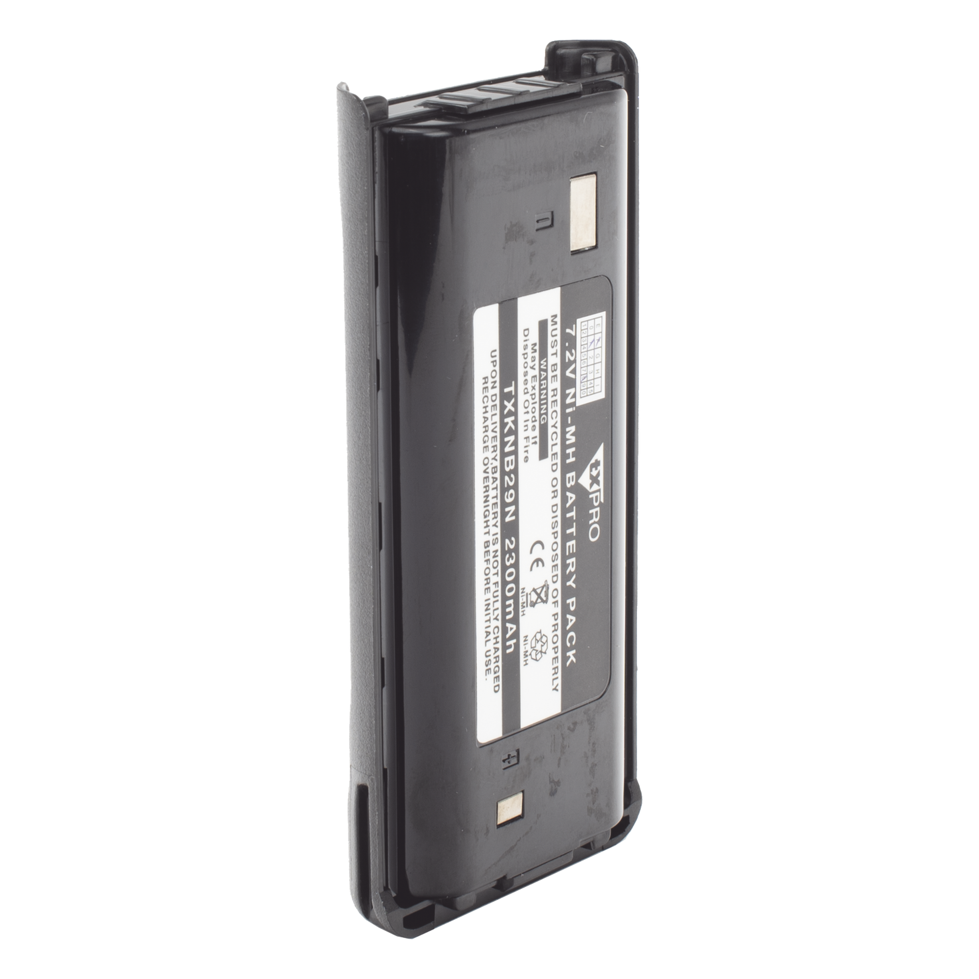 Batería Ni-MH / 2300 mAh / Celdas Japonesas / Policarbonato Resistente / Sellado Ultrasónico / Ambientes Húmedos y Salinos