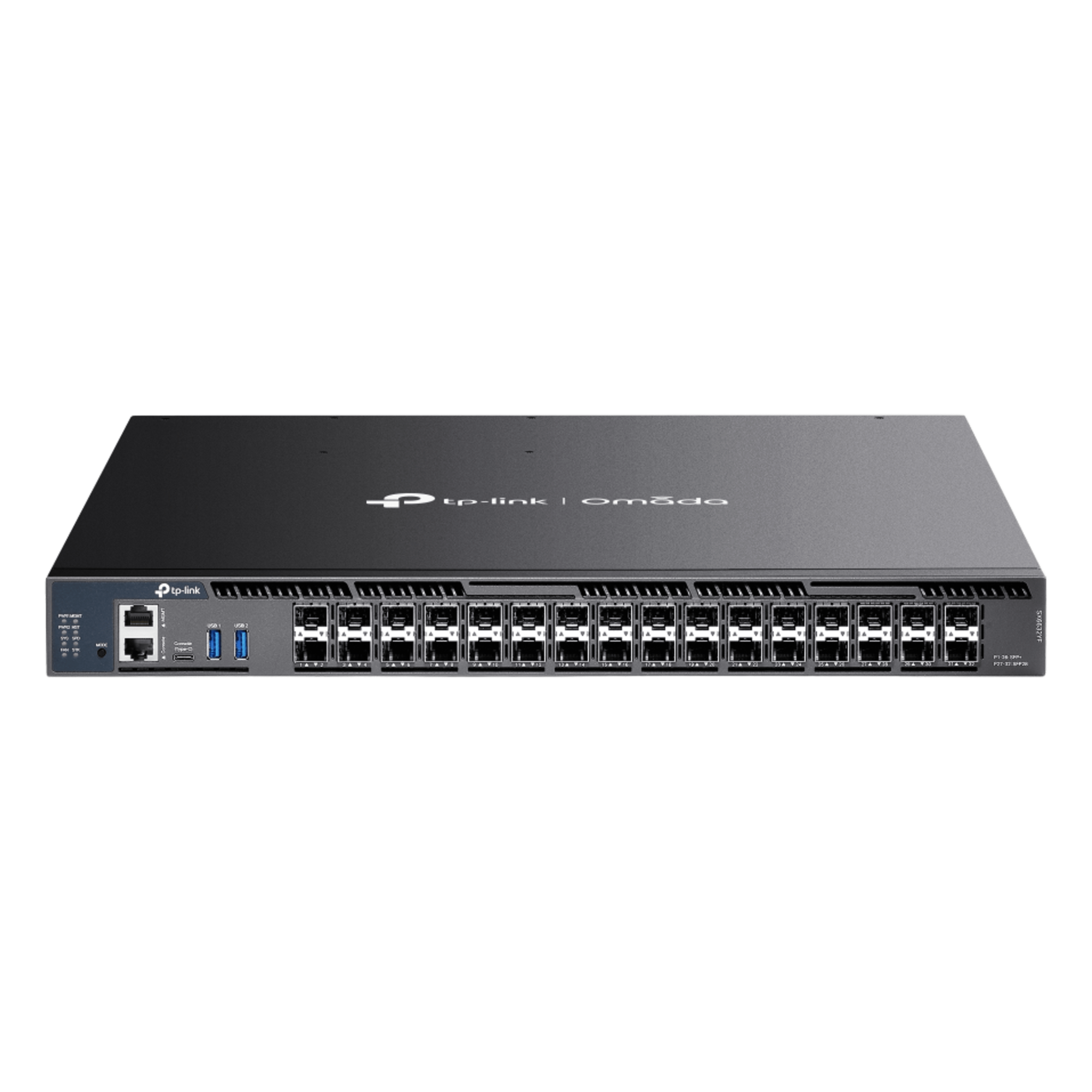 Switch Gestionado L3+ / 26 Puertos 10G SFP+ + 6 Puertos 10G/5G SFP28 / 820 Gbps Capacidad Conmutación / 410 Gbps Ancho Banda / Apilamiento 4 Unidades / Redundancia PSU / Montaje Rack