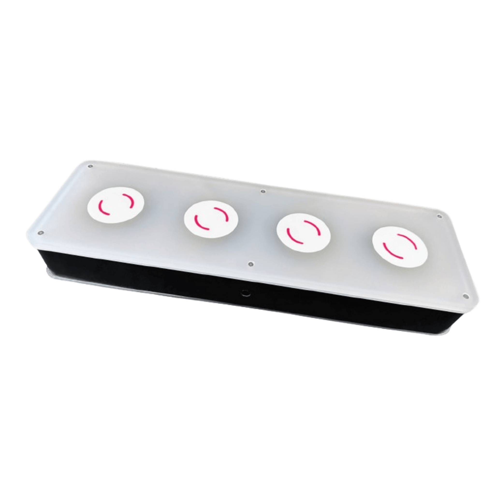 Kit Demo RFID Lift & Learn / 4 Sensores RFID / Sensor de Presencia / 8 Tags / USB Plug & Play / Panel 460 x 145 mm — NEXMOSPHERE · SKU DM-LL1