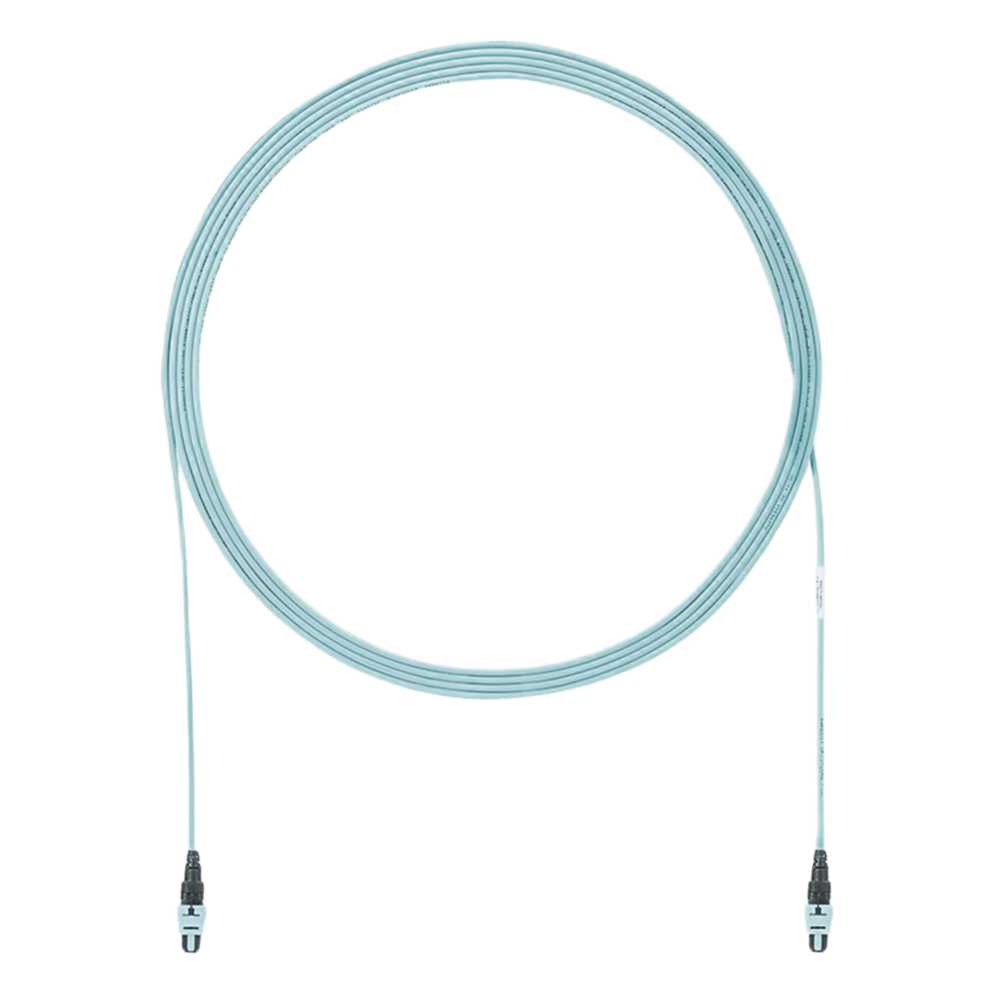 Cable de Interconexión de 12 Fibras Ópticas Multimodo OM4, Con Conector Pan-MPO Hembra - Hembra, Polaridad A, LSZH, de 17 Metros (55.77 Pies) — PANDUIT · SKU FRZTL77X001M017