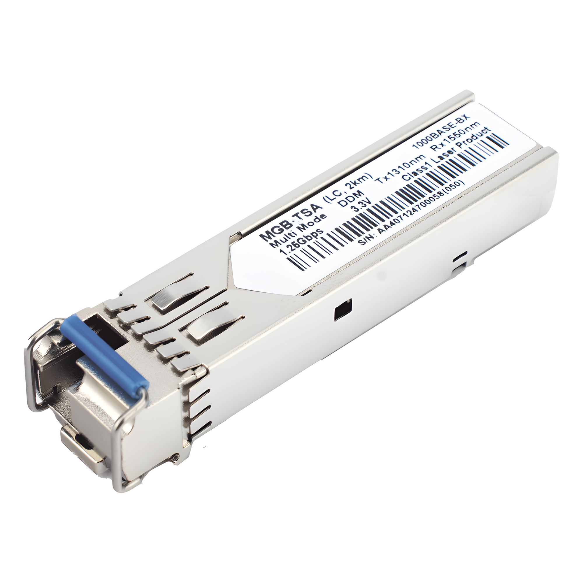Módulo mini-GBIC SFP-Port 1000BASE-BX (WDM, TX:1310nm) - 2 km (-40~85 grados C) — PLANET · SKU MGB-TSA