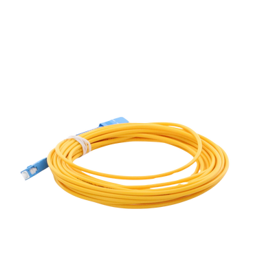 Jumper de Fibra Óptica Monomodo SC/UPC-SC/UPC Simplex de 6 Metros (19.69 Pies), 3mm