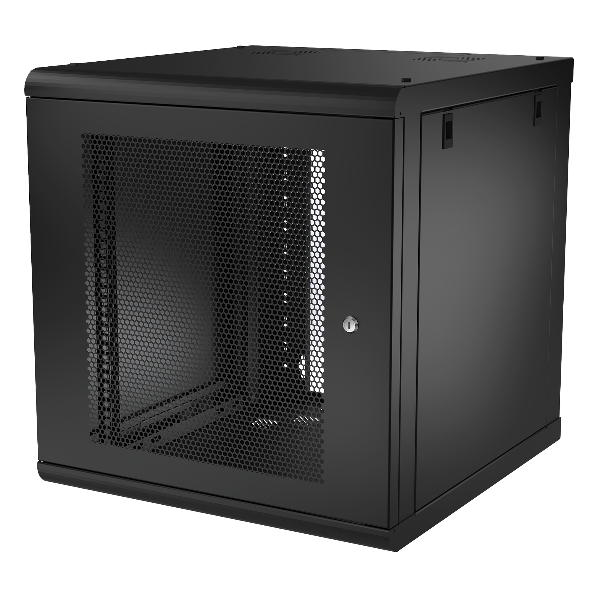 Gabinete de Pared 12U de 635 mm de Profundidad, Rack de 19 in en Acero Reforzado: Compacto y Resistente para Soluciones Profesionales