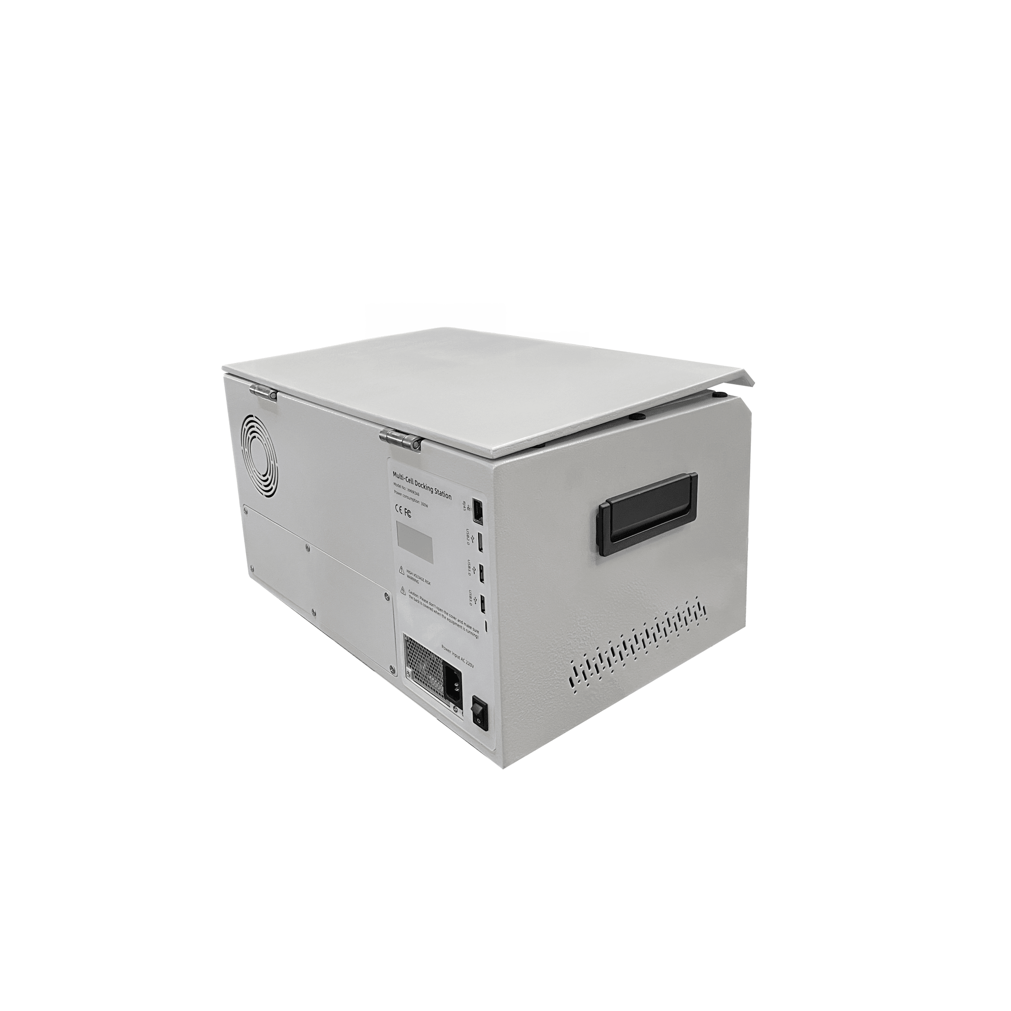 Estación de Descarga para Cámaras Corporales | 8 Canales de Conexión | Descarga Simultanea | Pantalla Táctil | Almacenamiento Hasta 12TB | Carga y Copia de Seguridad Automática | Compatible con Body Cam XMR-R3.