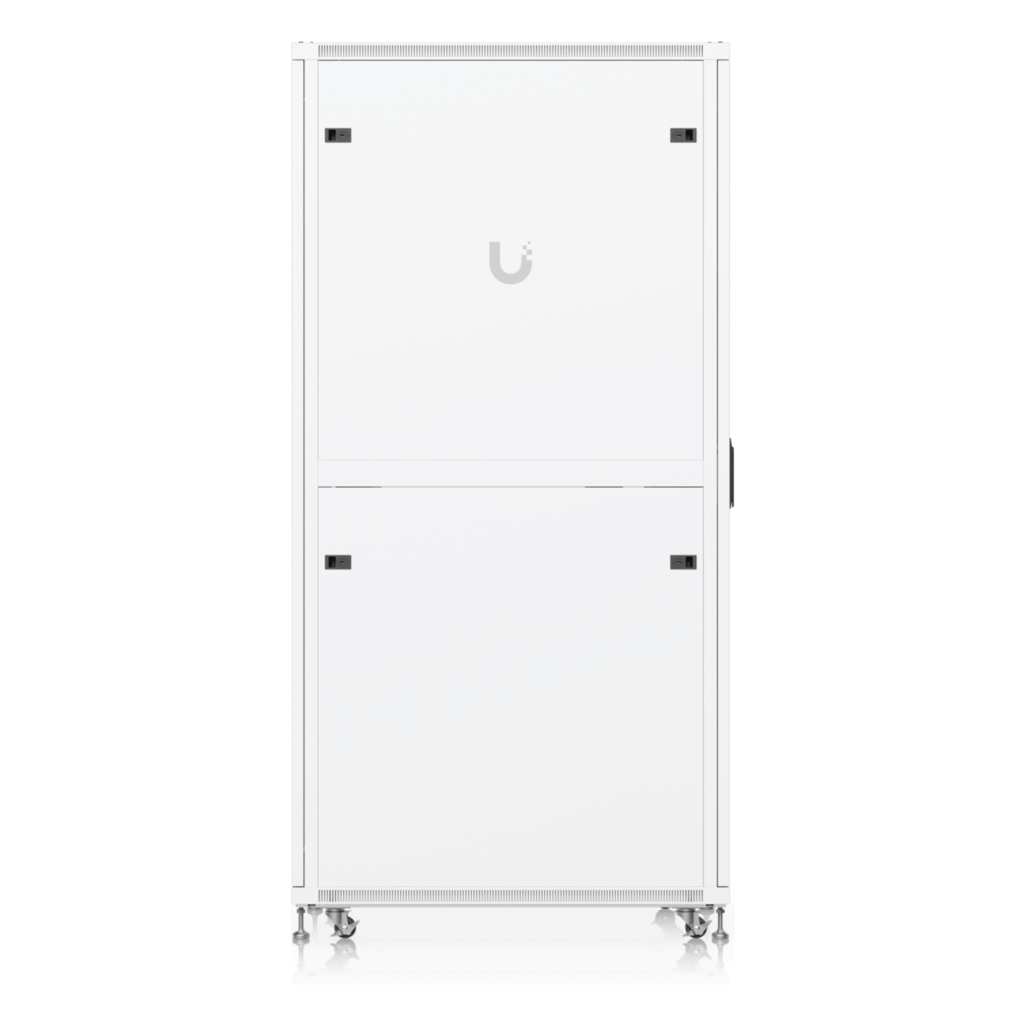 Gabinete de Rack 42U / Acero SPCC / Carga 800 kg (1763.7 lb) Estática / Profundidad Ajustable / Puertas Perforadas / Ruedas con Seguro